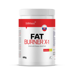Fat Burner X-1 600g - Eper, 
citrom